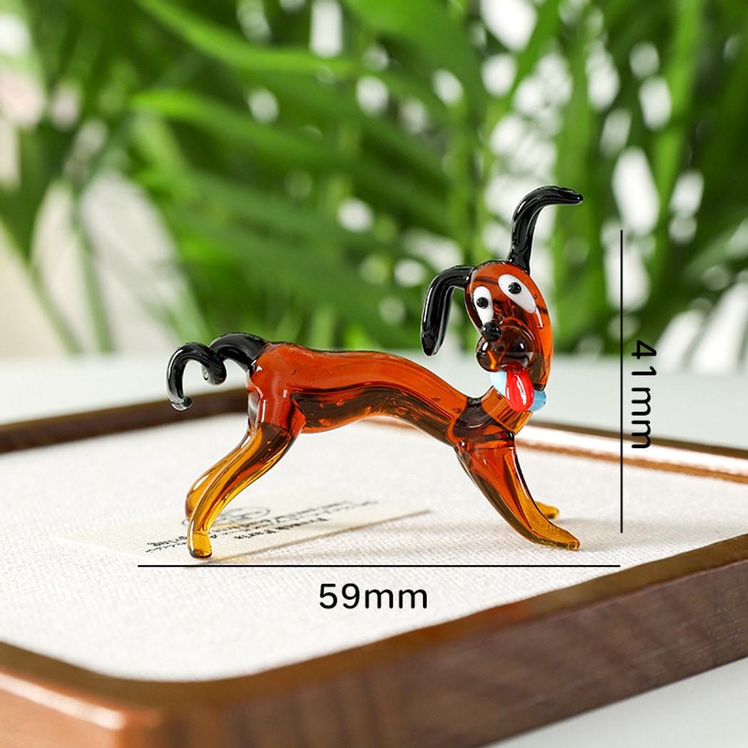 Glasira - Playful Dog Shape Desk Ornament