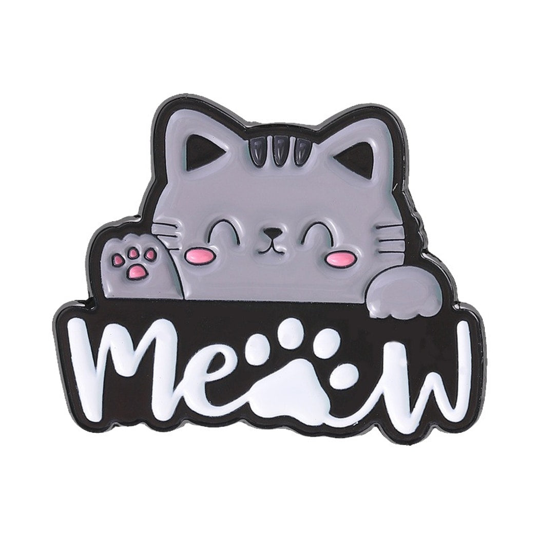 Pinori - Cat Quote Enamel Pin
