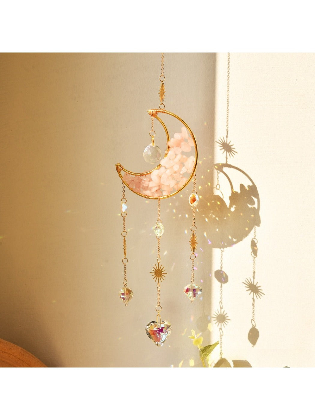 Somnira - Moon Star Crystal Wind Chime