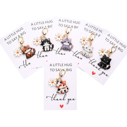 Taphug - Pocket Hug Daisy Cat Charm Keychain