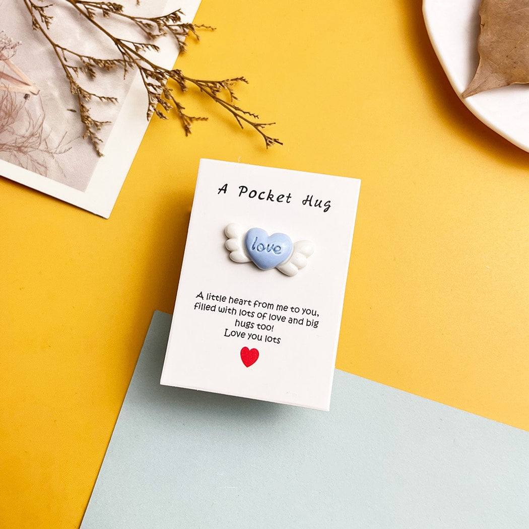 Taphug - Winged Heart Pocket Hug Keepsake Gift