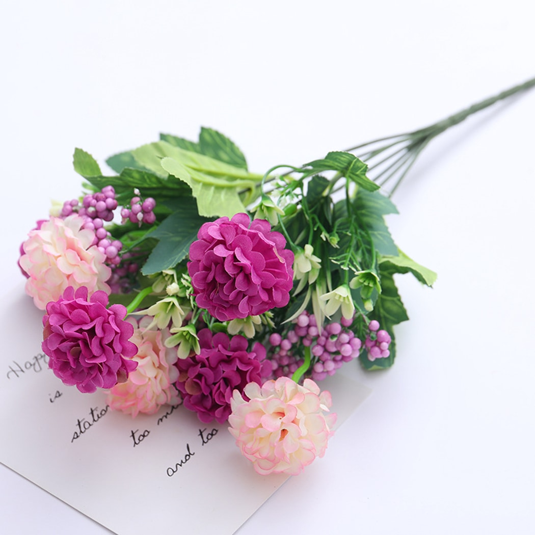 Roselle - Romantic Decorative Artificial Hydrangea Bouquet