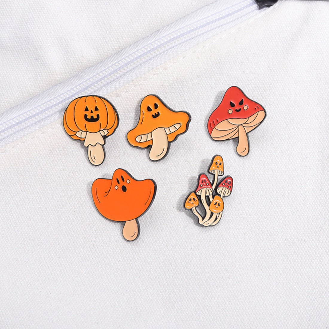 Spooky Mushroom Pin