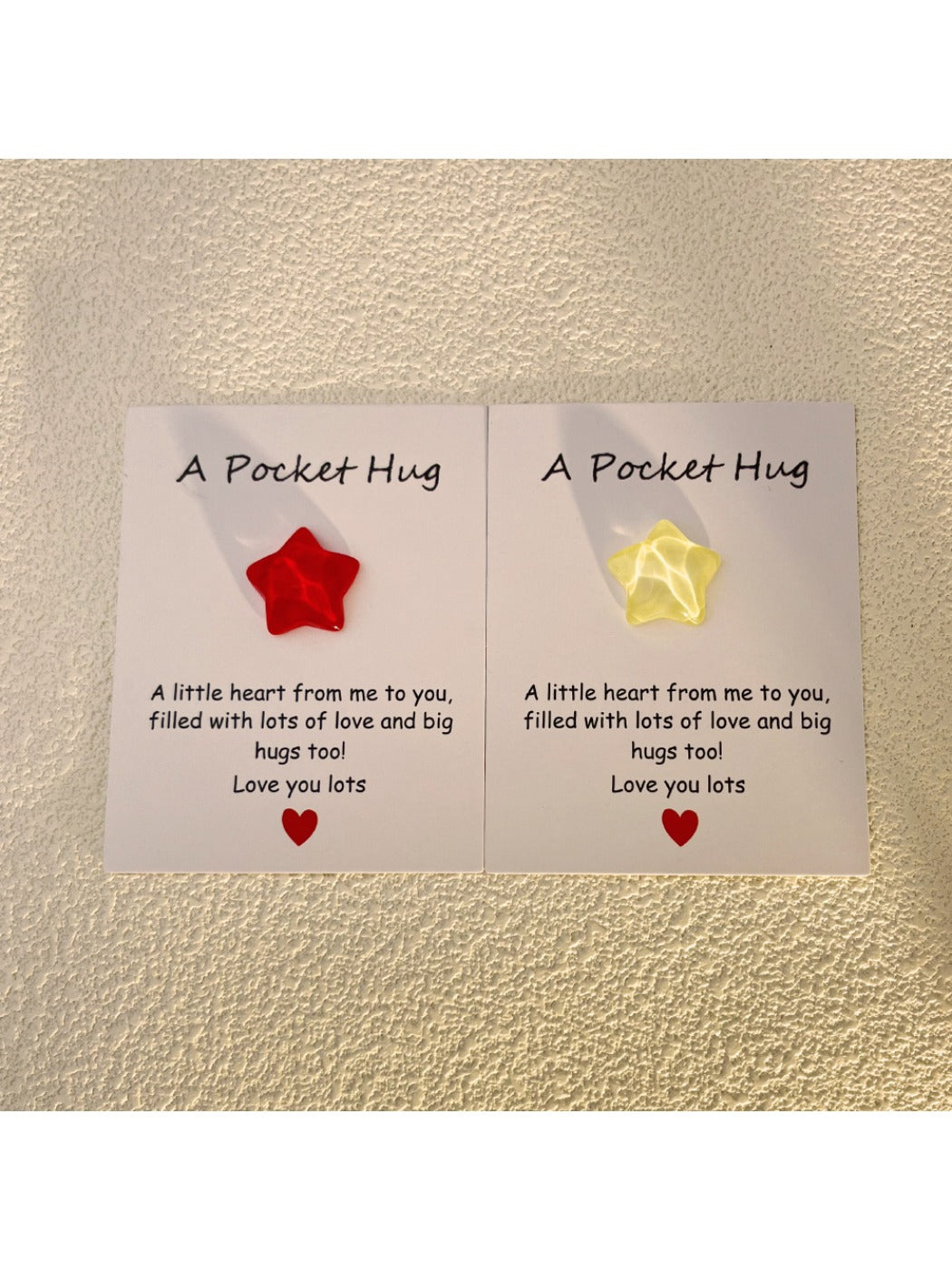 Taphug - Pocket Hug Transparent Cracked Star