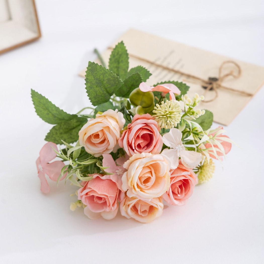 Roselle - Mixed Rose and Hydrangea Artificial Flowers