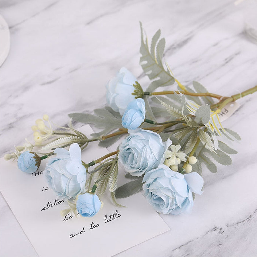 Roselle - Realistic Artificial Rose Bouquet