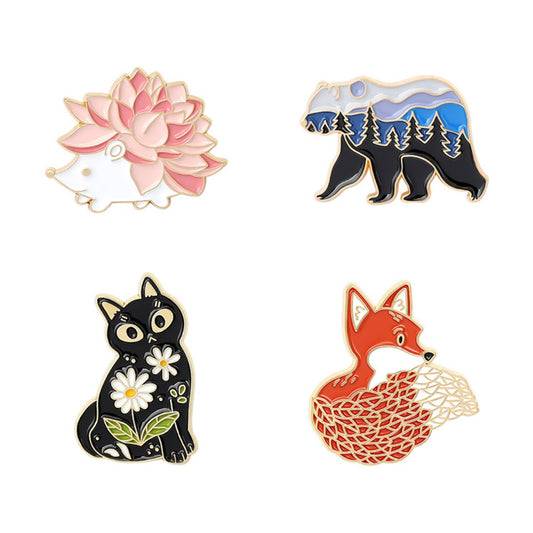 Woodland Creatures Enamel Pin