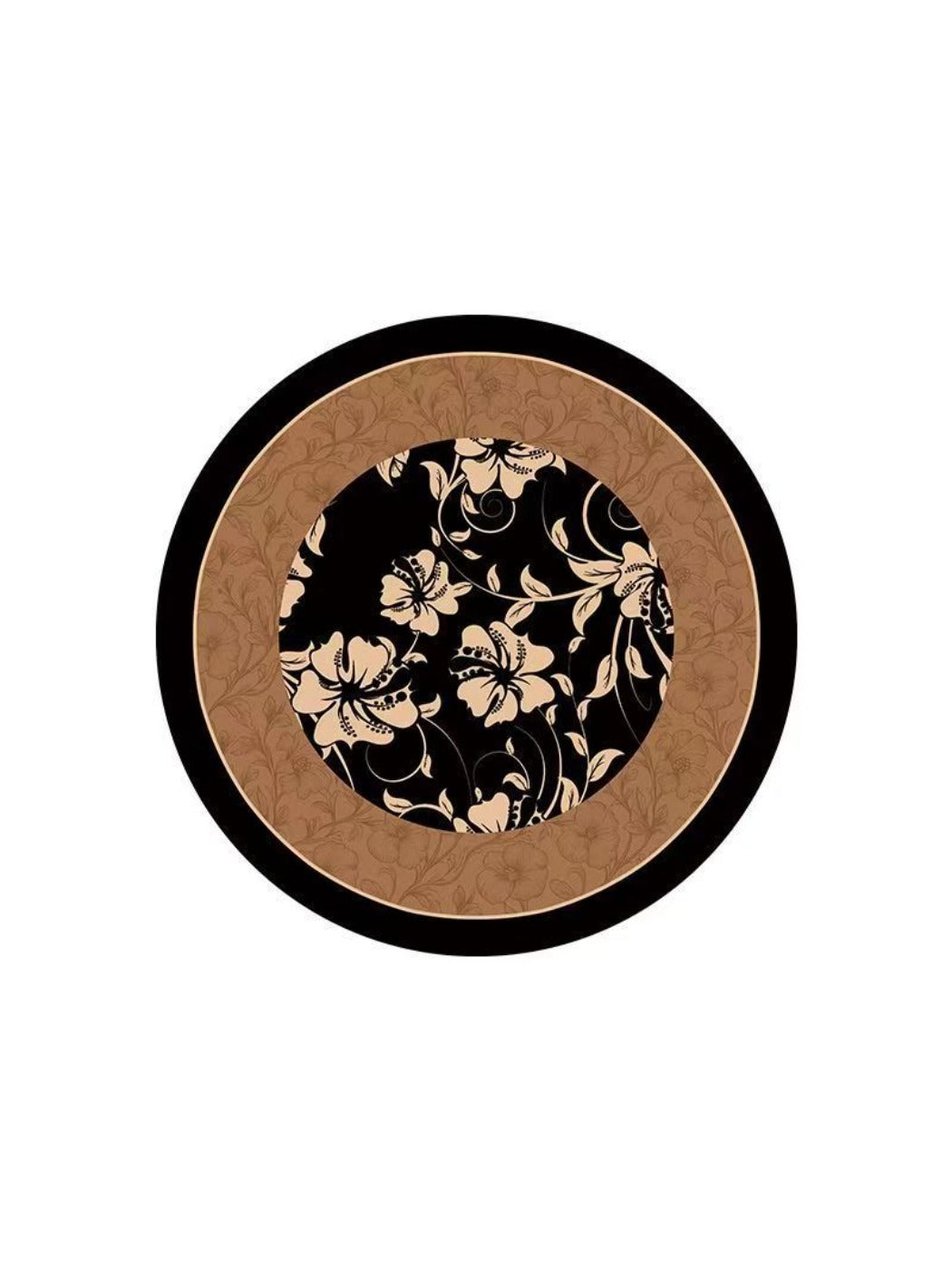 Single Thimara retro aesthetic coaster with detailed pattern on a flat surface