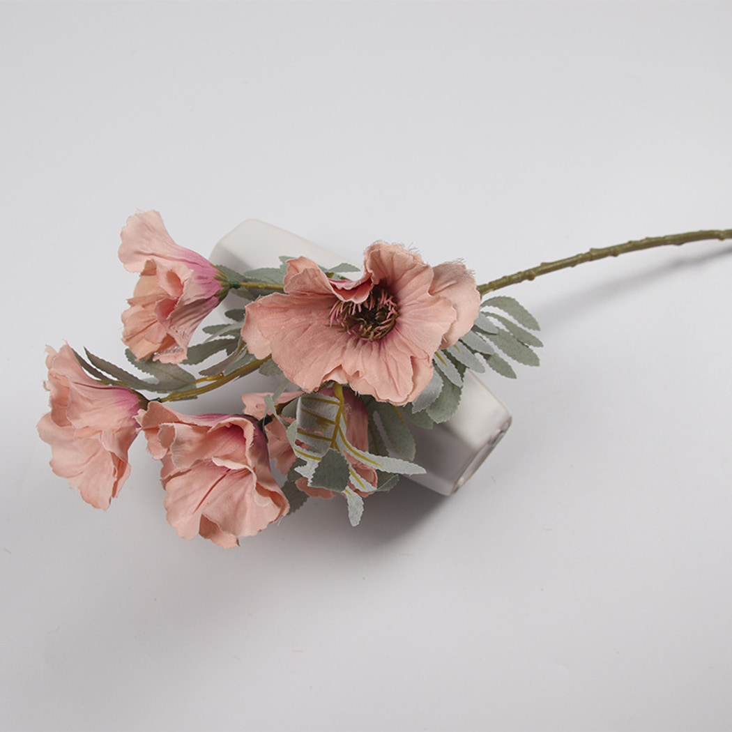 Roselle - Decorative Poppy Flower Artificial Bouquet