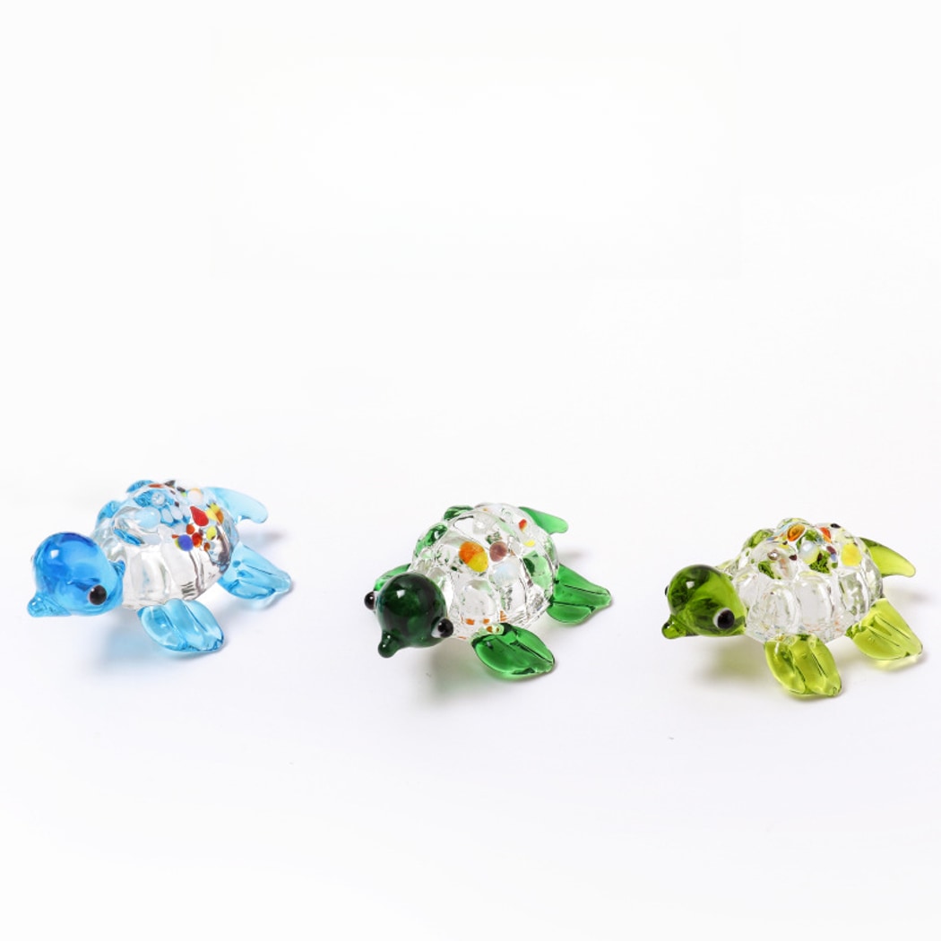 Glasira - Cute Colorful Turtle Table Ornament