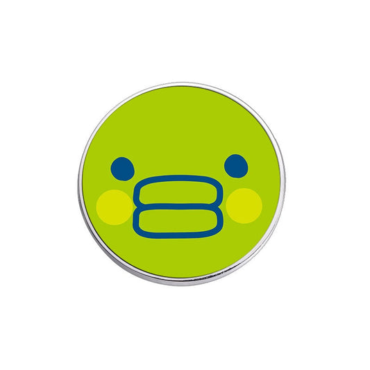 Pinori - Simple Duck Motif Round Pin