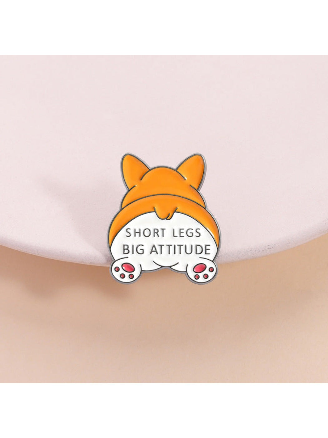 Pinori - Cute Animal Corgi Dog Brooch