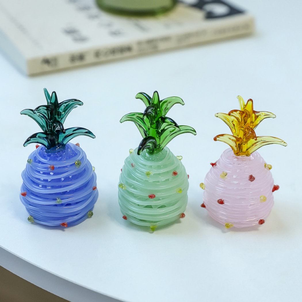Glasira - Cute Colorful Pineapple Desktop Ornament