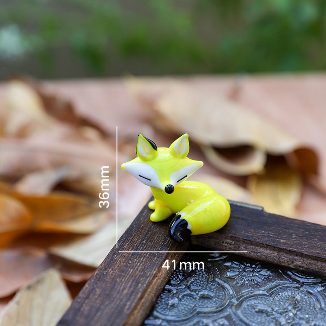 Glasira - Cute Fox Shape Desktop Ornament