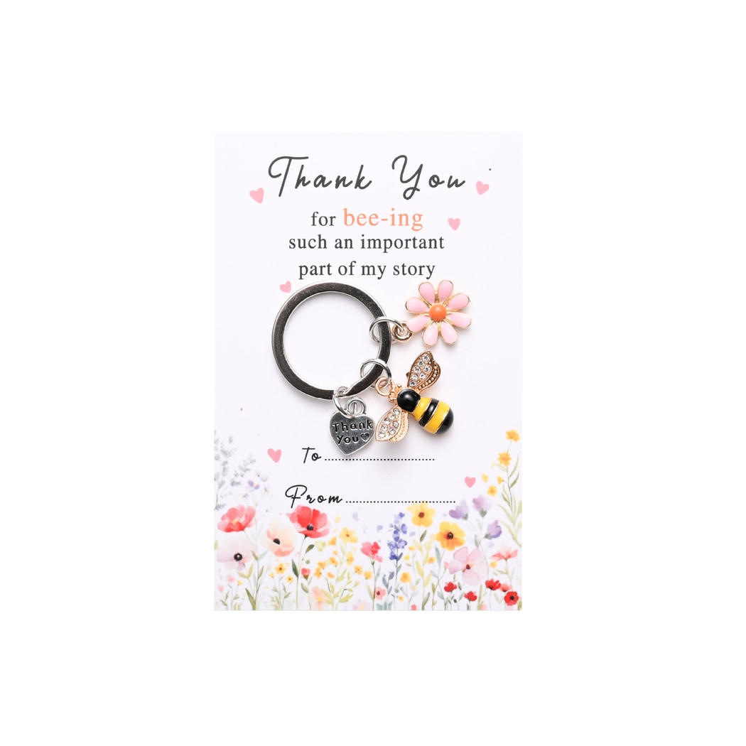 Taphug - Pocket Hug Cute Bee Charm Keychain