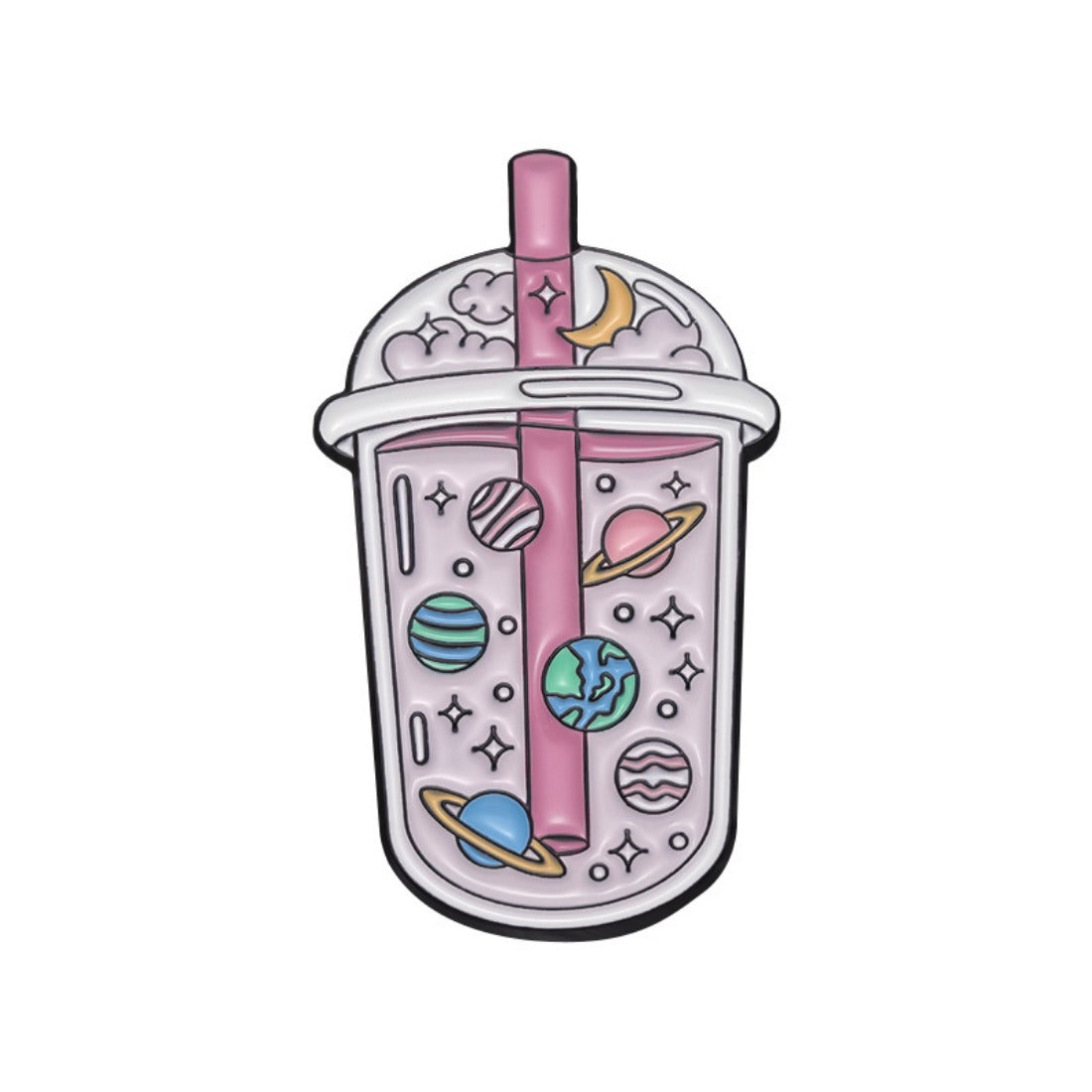 Whimsical Potion & Planet Enamel Pin