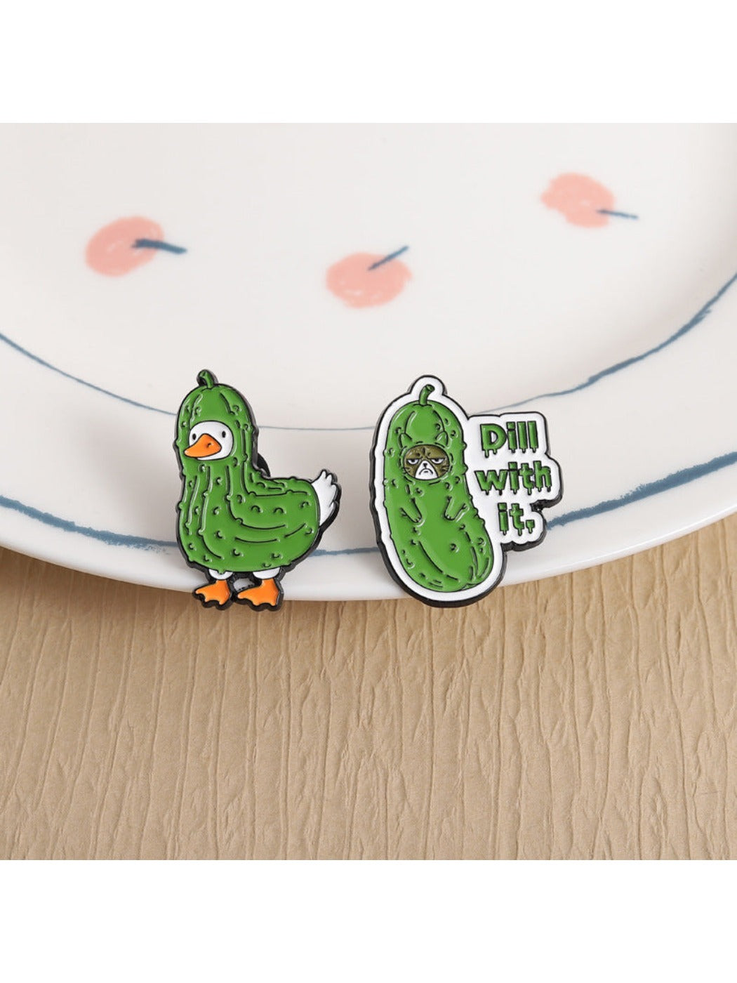 Pinori - Bitter Gourd Costume Animal Brooch