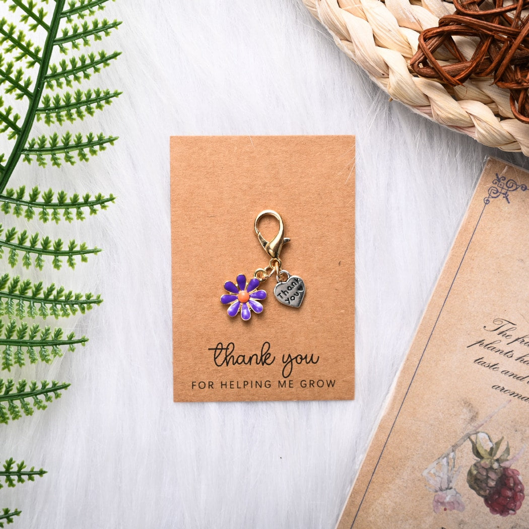 Taphug - Pocket Hug Flower and Heart Keychain