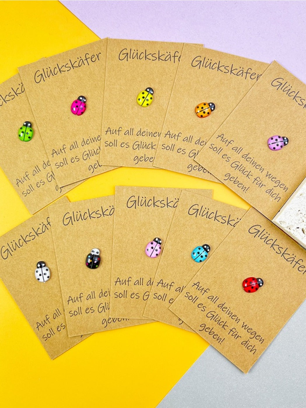 Taphug - Pocket Hug German Blessing Lucky Ladybug pocket hug card and keepsake token