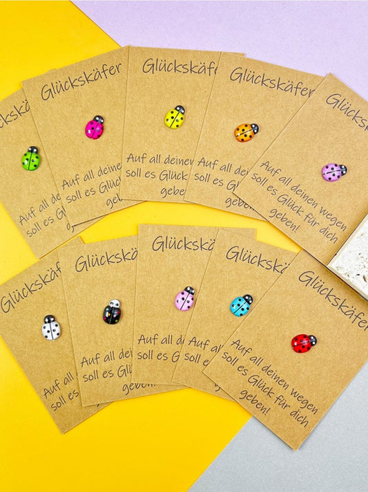 Taphug - Pocket Hug German Blessing Lucky Ladybug pocket hug card and keepsake token