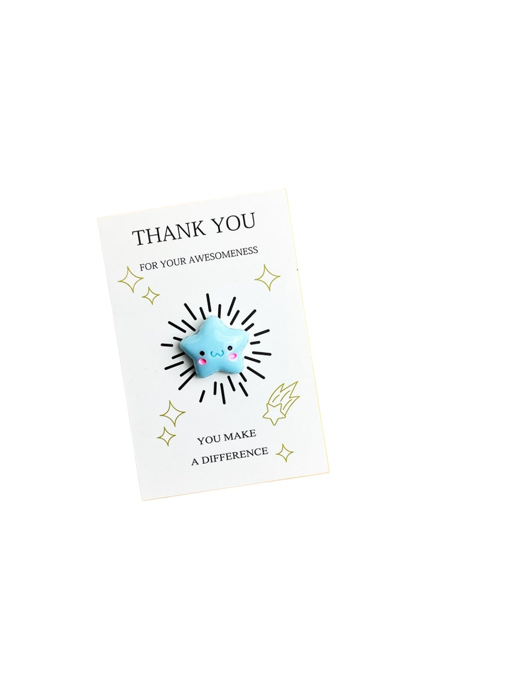 Taphug - Pocket Hug Cute Colorful Star pocket hug card and keepsake token view 10