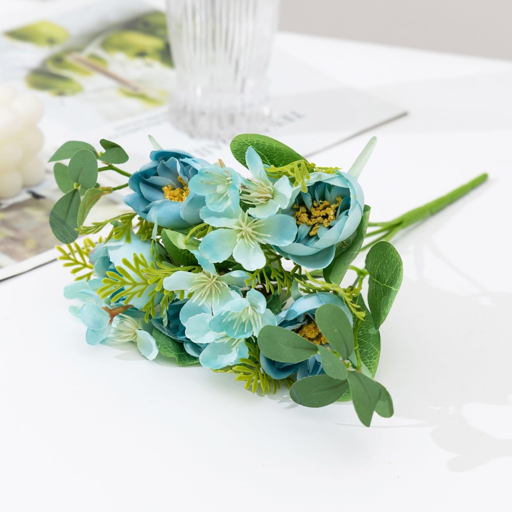 Roselle - Decorative Artificial Camellia Bouquet