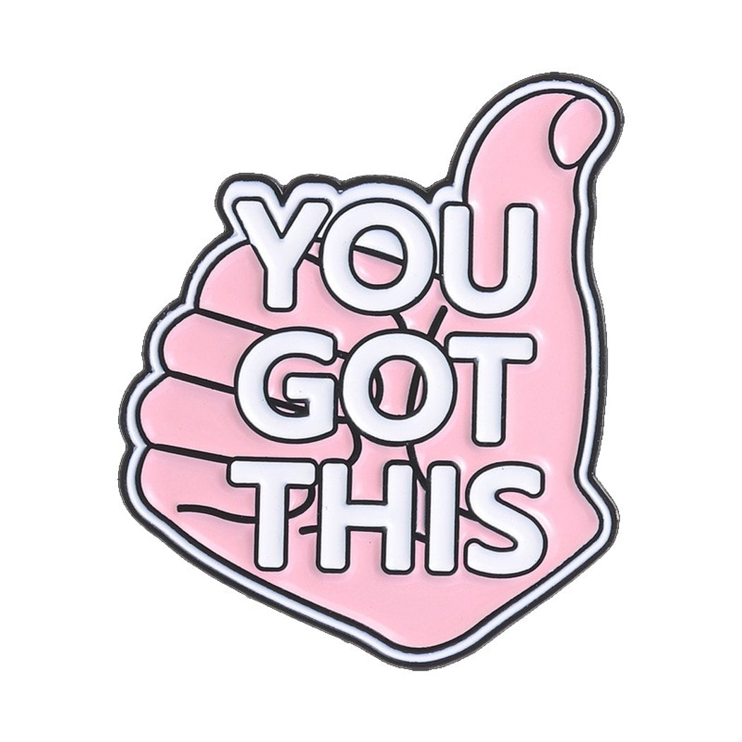 Pinori - Motivational Quote Enamel Pin