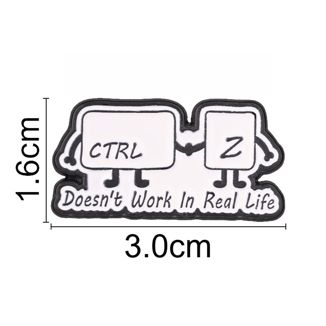 Pinori - CTRL Z Tech Humor Enamel Pin