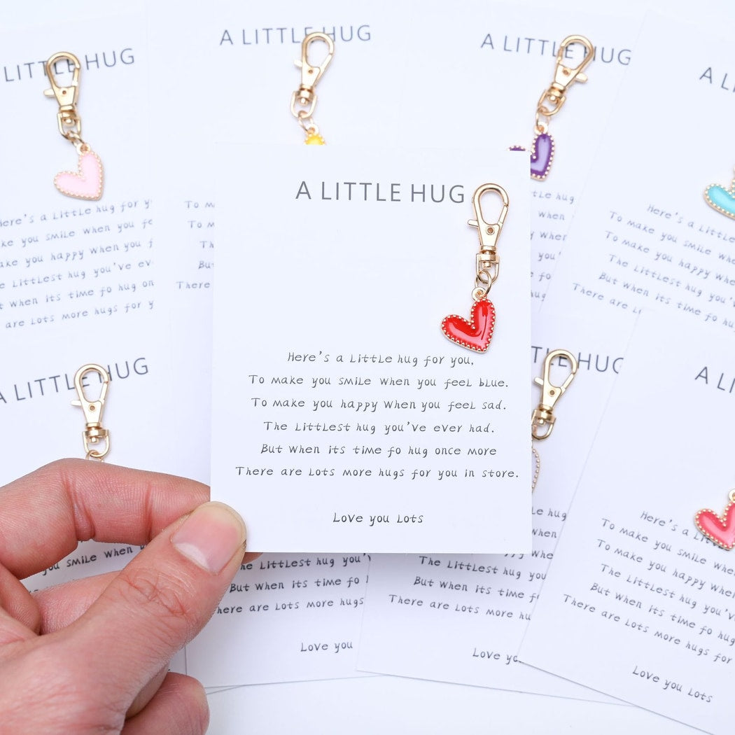 Taphug - Pocket Hug Colorful Heart Keychain