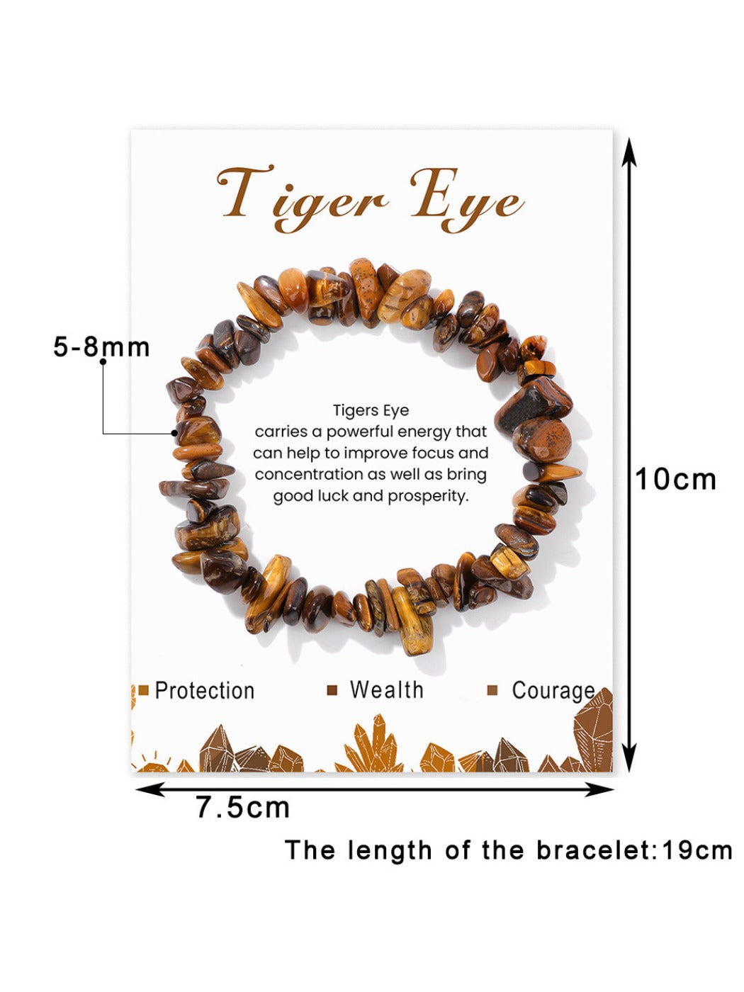 Emora - Stone Beaded Bracelet Vintage Style