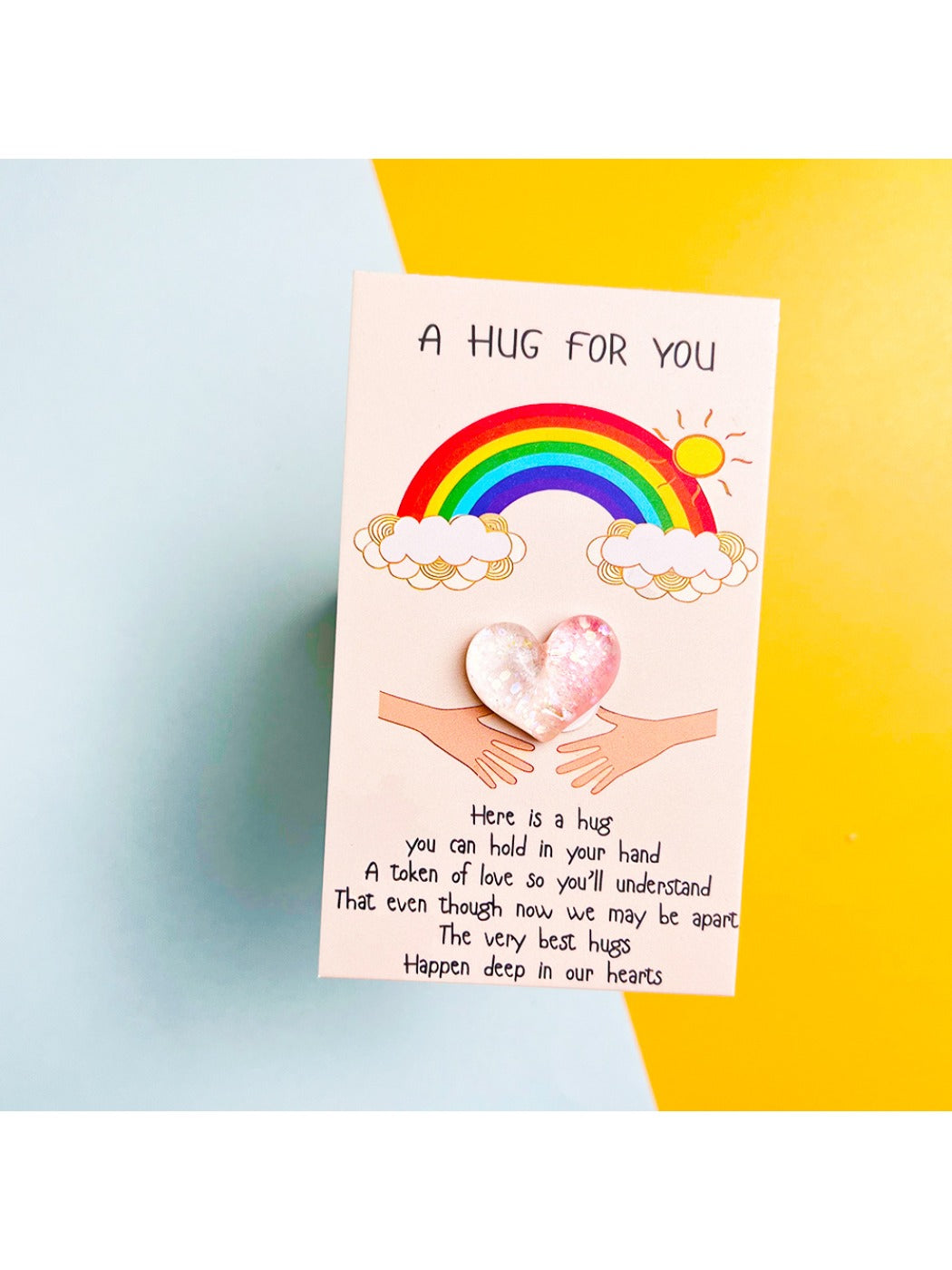Taphug -  Pocket Hug Rainbow Gradient Heart