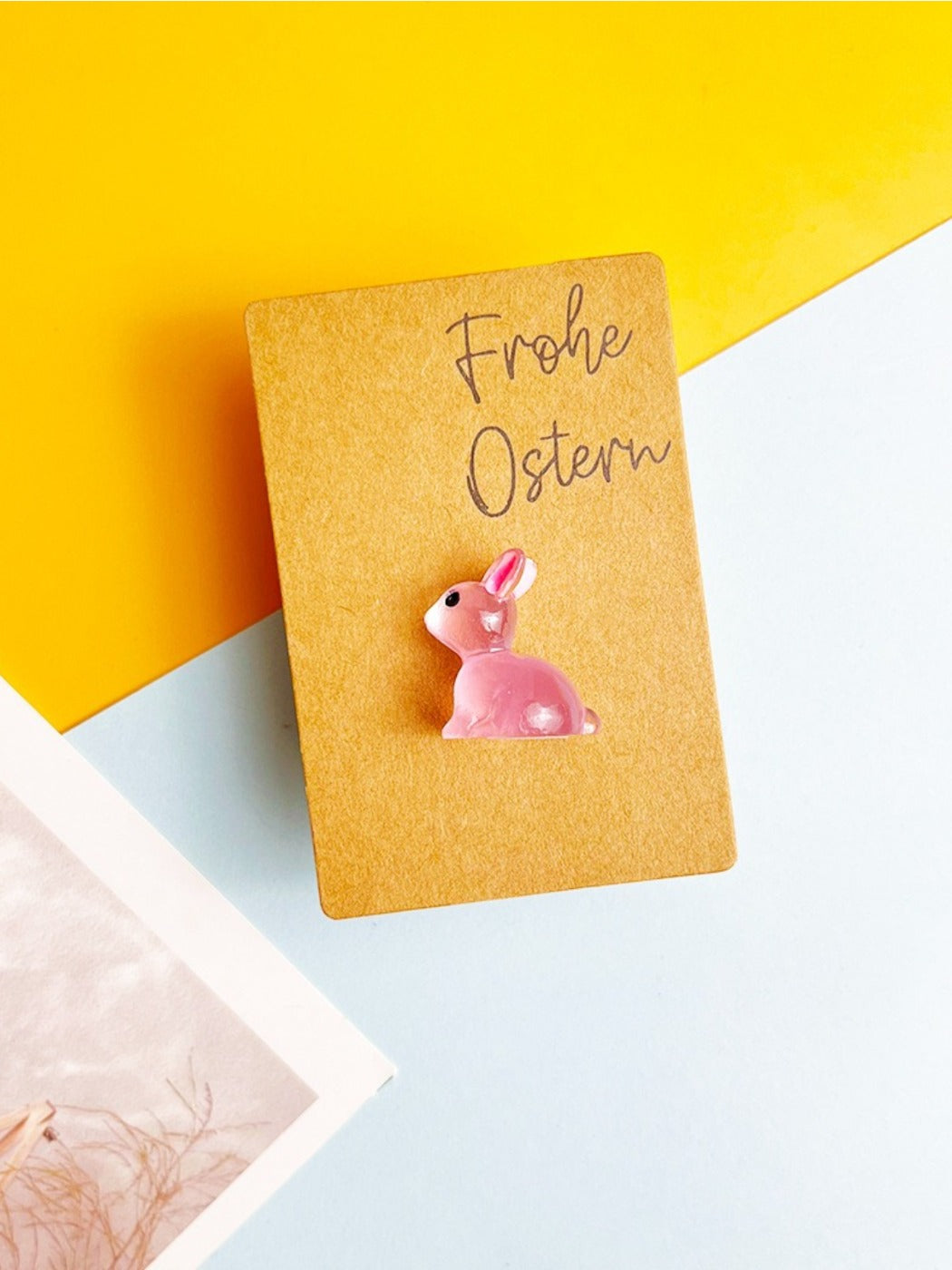 Taphug - Pocket Hug Glow-in-the-Dark Bunny Rabbit pocket hug card and keepsake token view 9