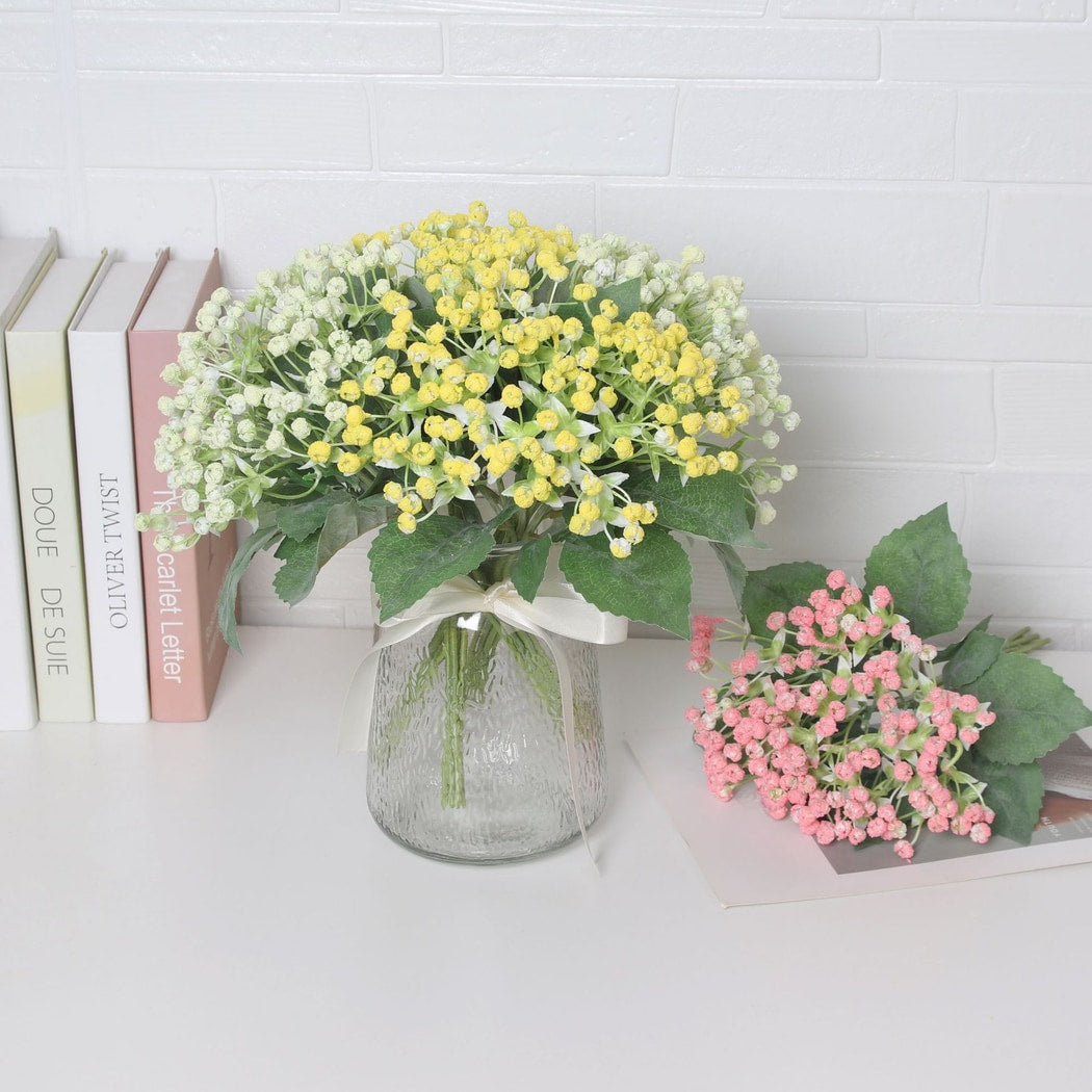 Roselle - Soft Color Artificial Gypsophila Bouquet