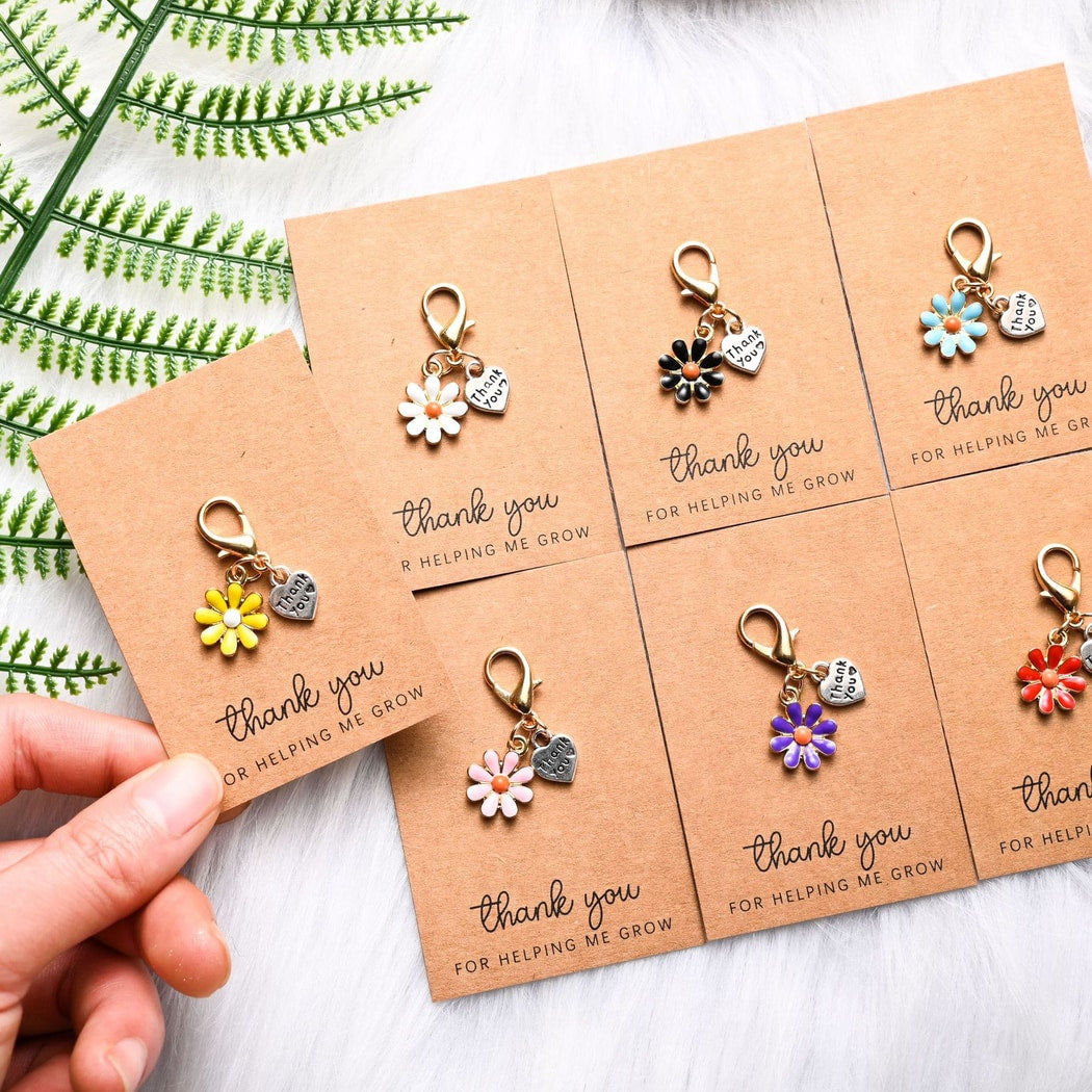 Taphug - Pocket Hug Flower and Heart Keychain