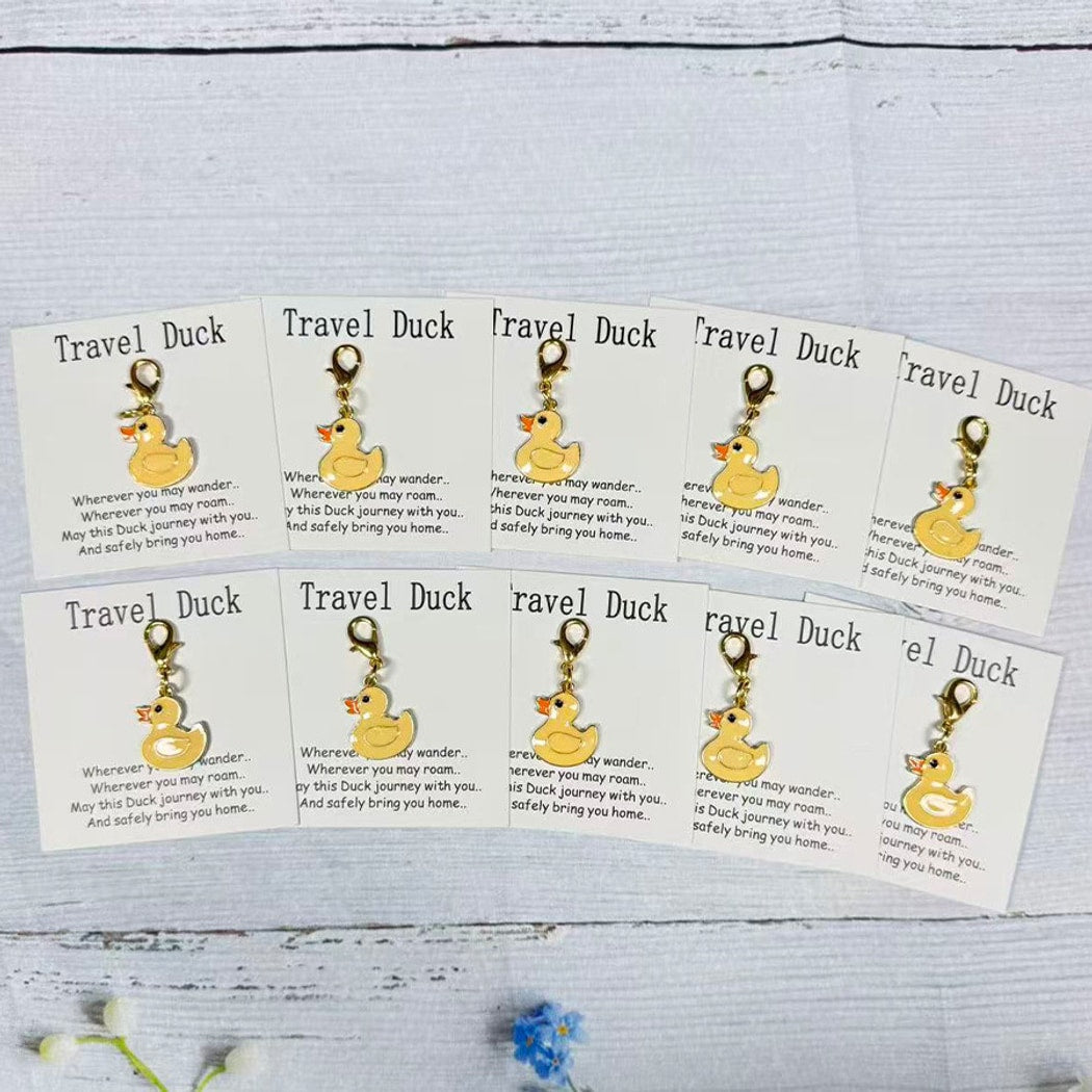 Taphug - Travel Duck Charm Keychain Set
