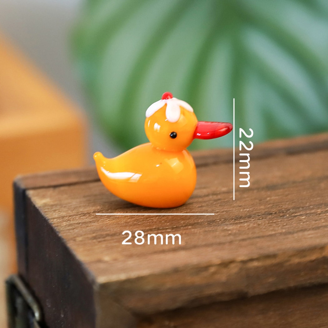 Glasira - Cute Cartoon Colorful Duck Tabletop Ornament
