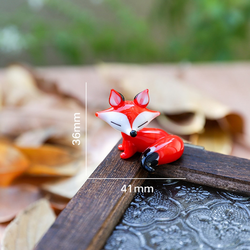 Glasira - Cute Fox Shape Desktop Ornament