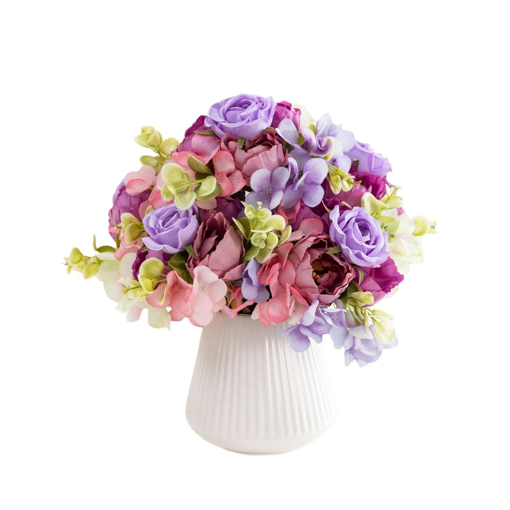 Roselle - Multicolor Flowers Artificial Bouquet