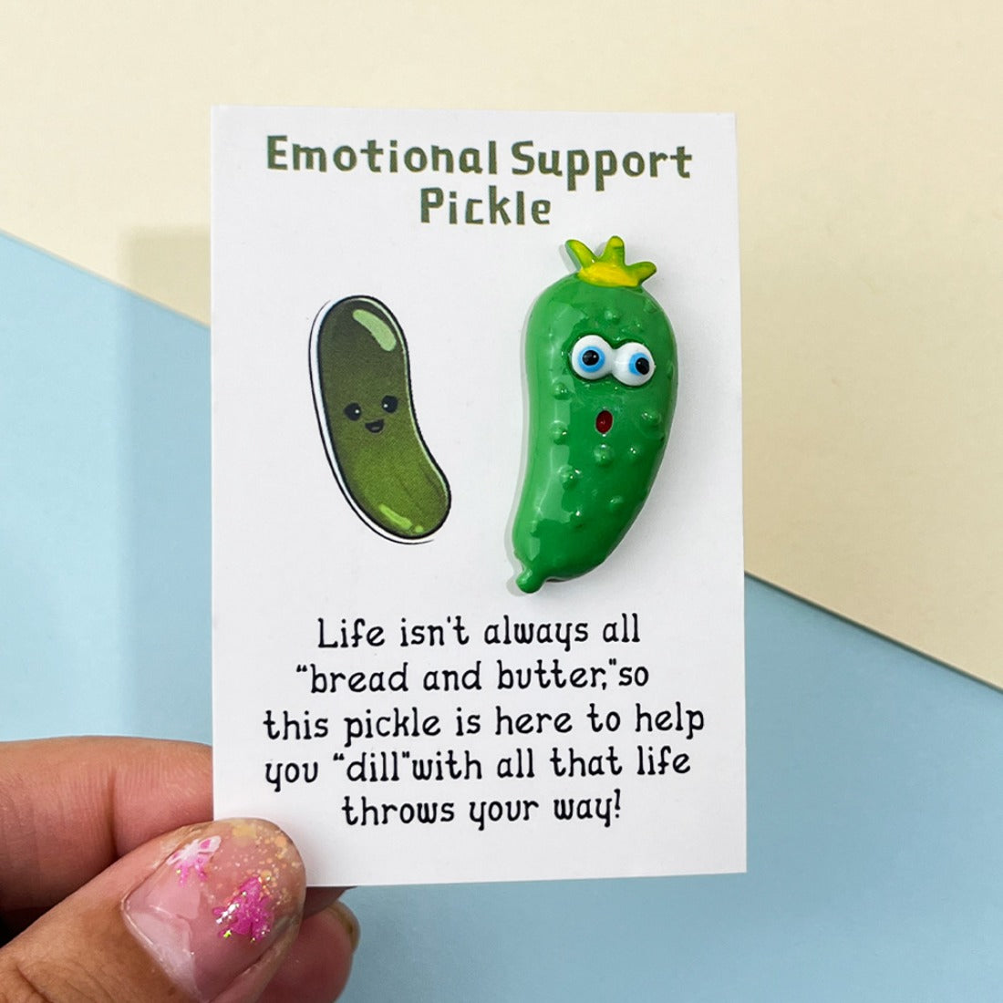 Pocket Hug Emotional Support Pickle