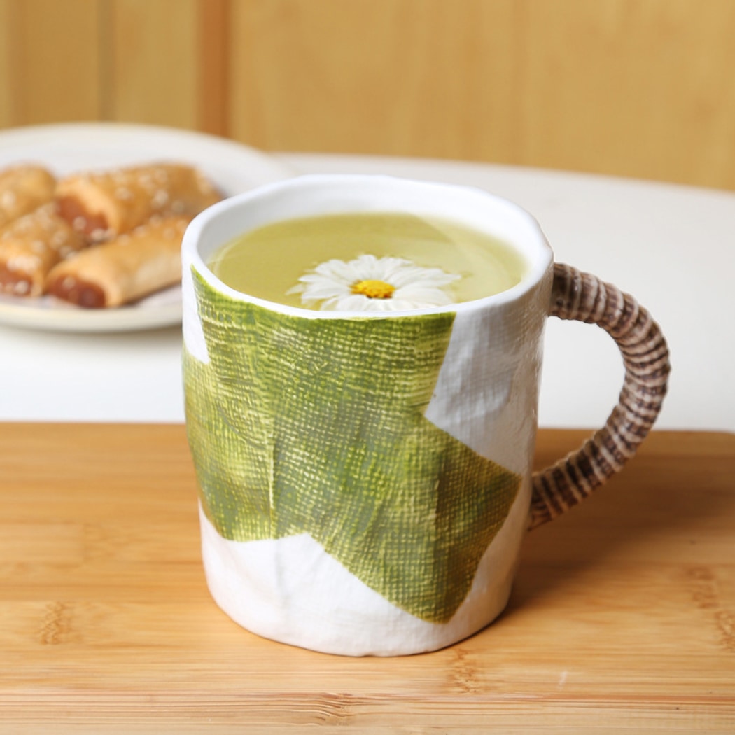 Mivora - Simple Style Color Block Mug