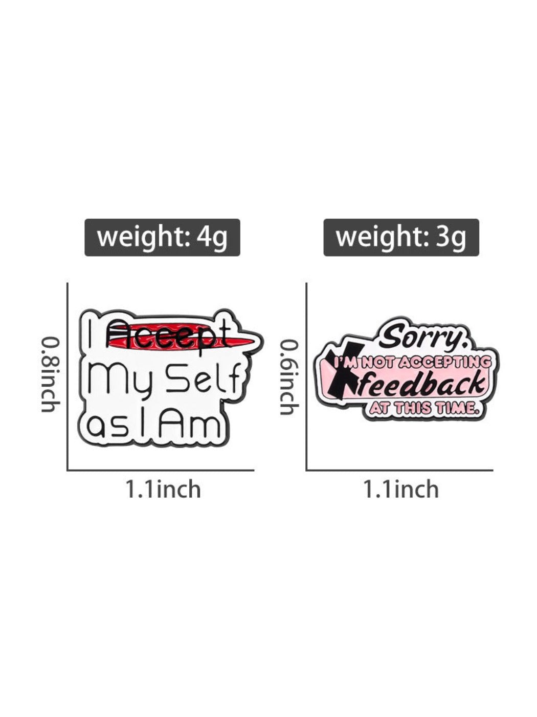 Pinori - Trendy Motivational Brooch
