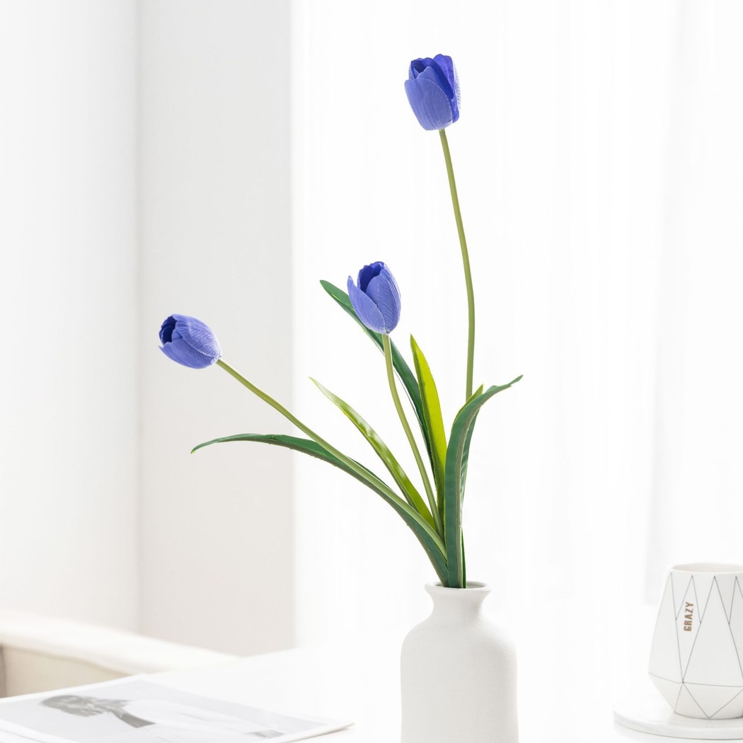 Roselle - Sleek Style Decorative Tulip Artificial Flower