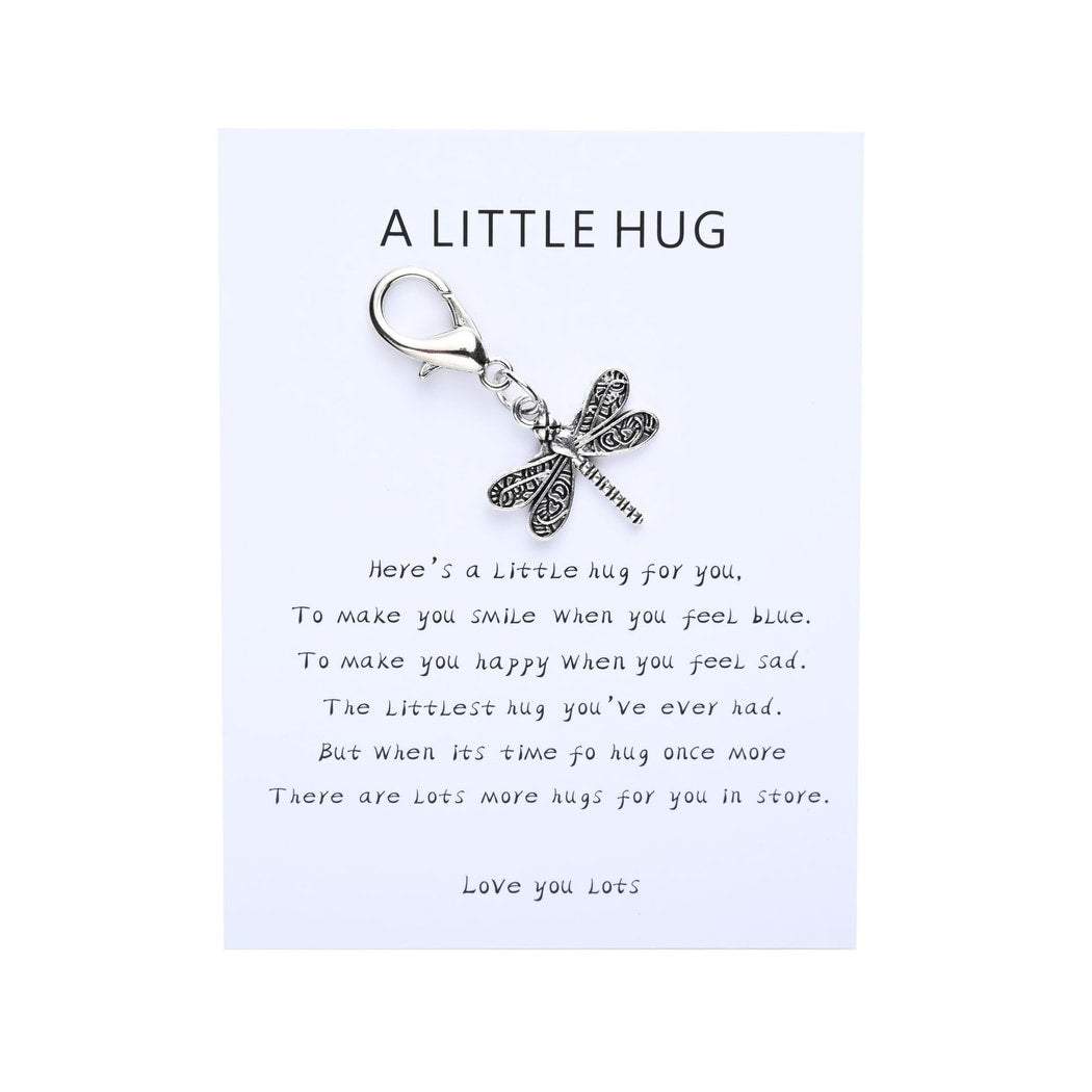 Taphug - Pocket Hug Dragonfly Charm Keychain
