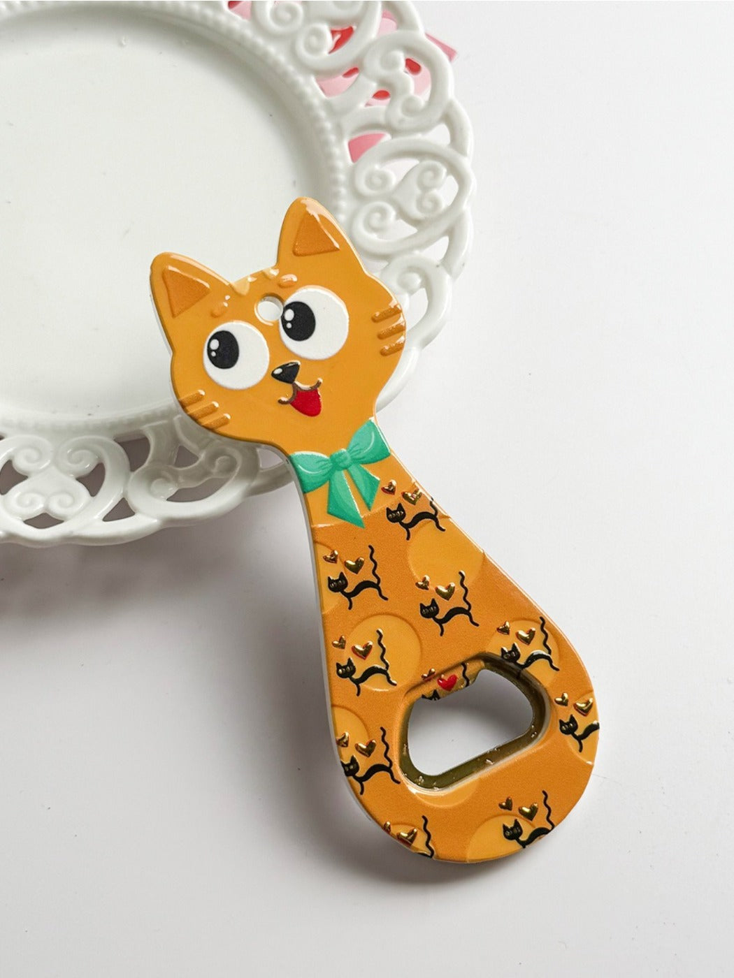 Thimara - Cartoon Cat Head Shape Bottle Opener