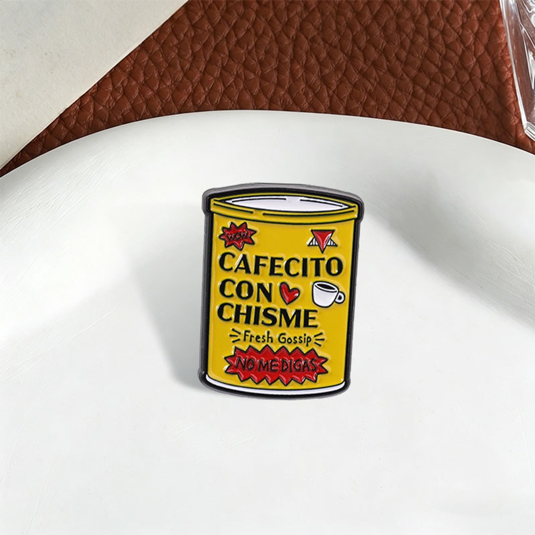 Pinori - Gpssip Coffee Can Accent Broocha