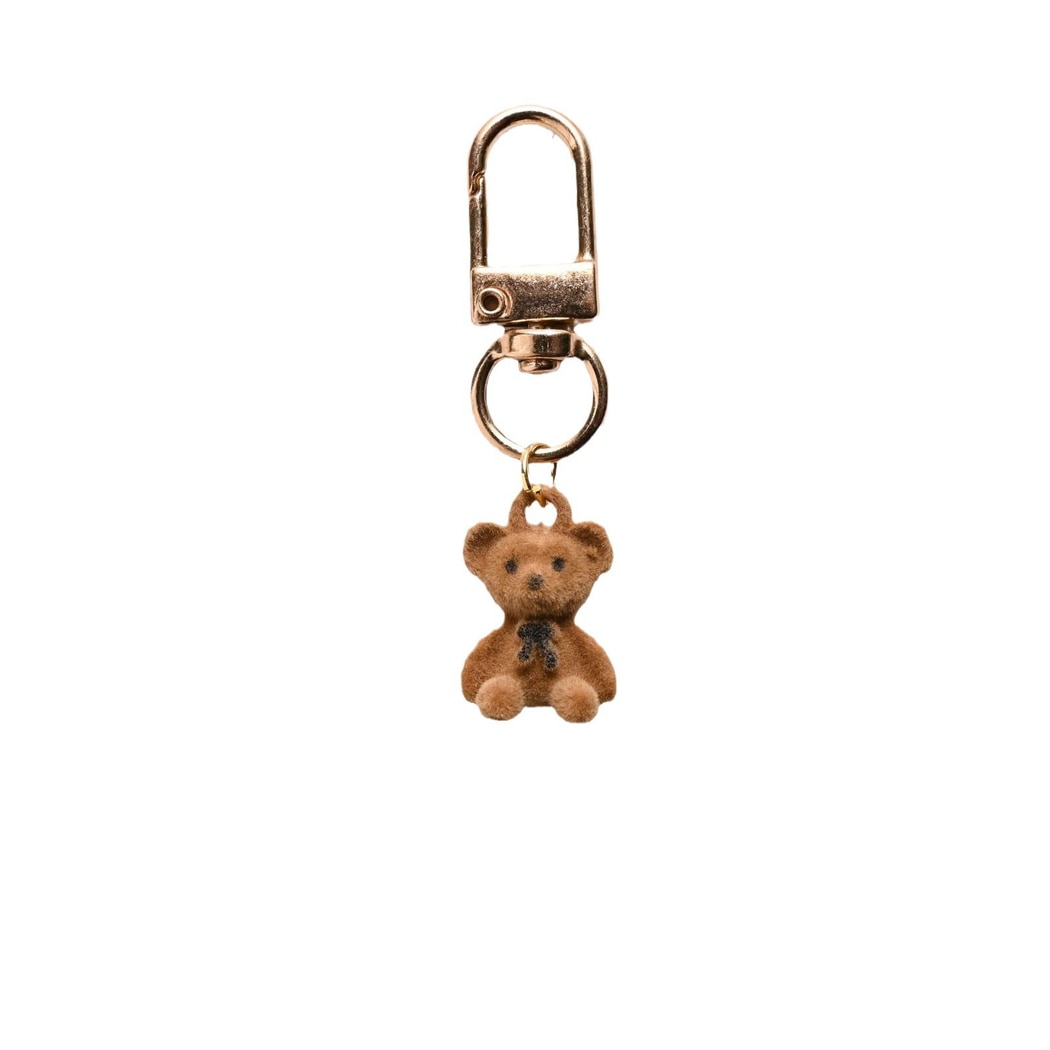 Taphug - Pocket Hug Brown Bow Bear Keychain
