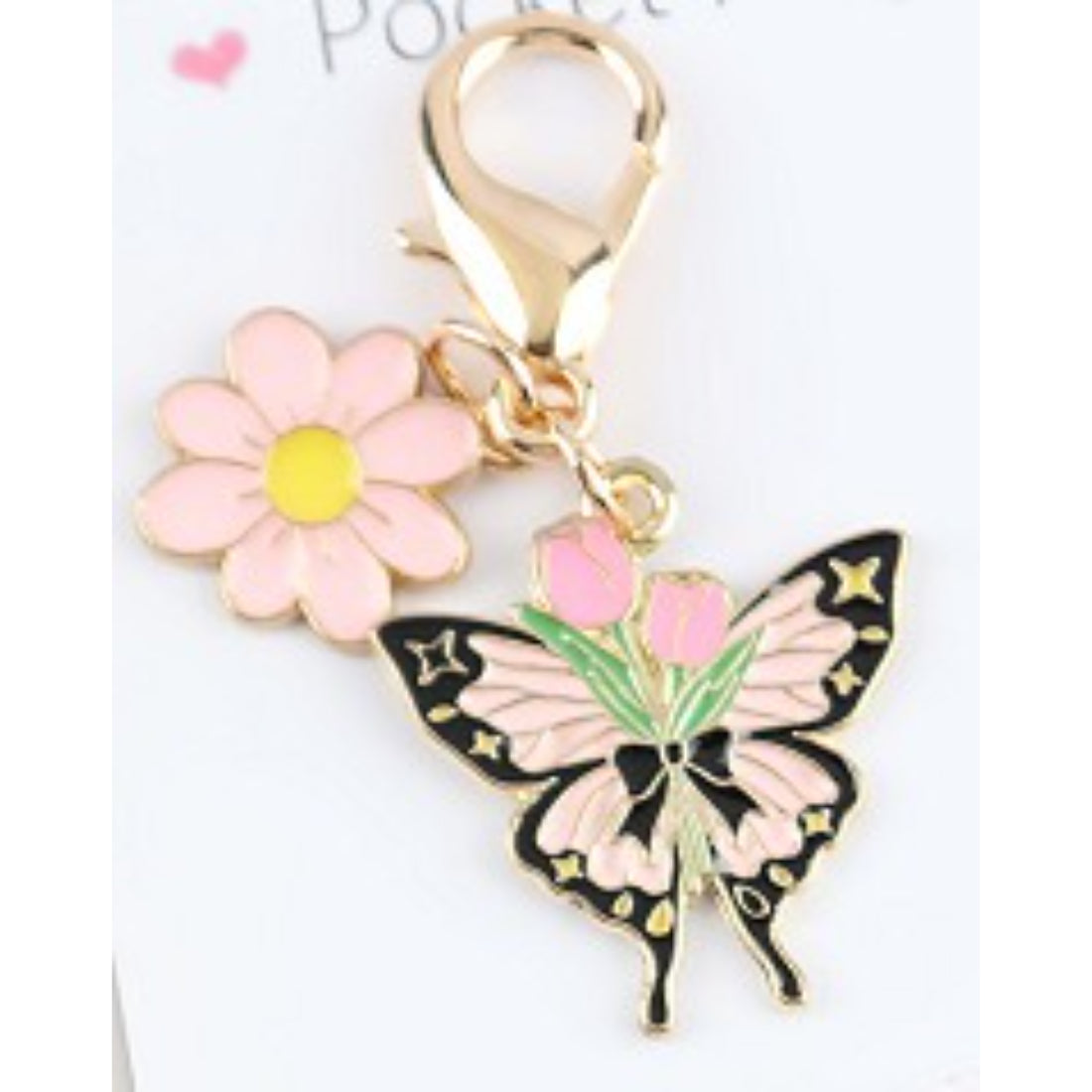 Taphug Pocket Hug displayed on a white background highlighting the butterfly charm