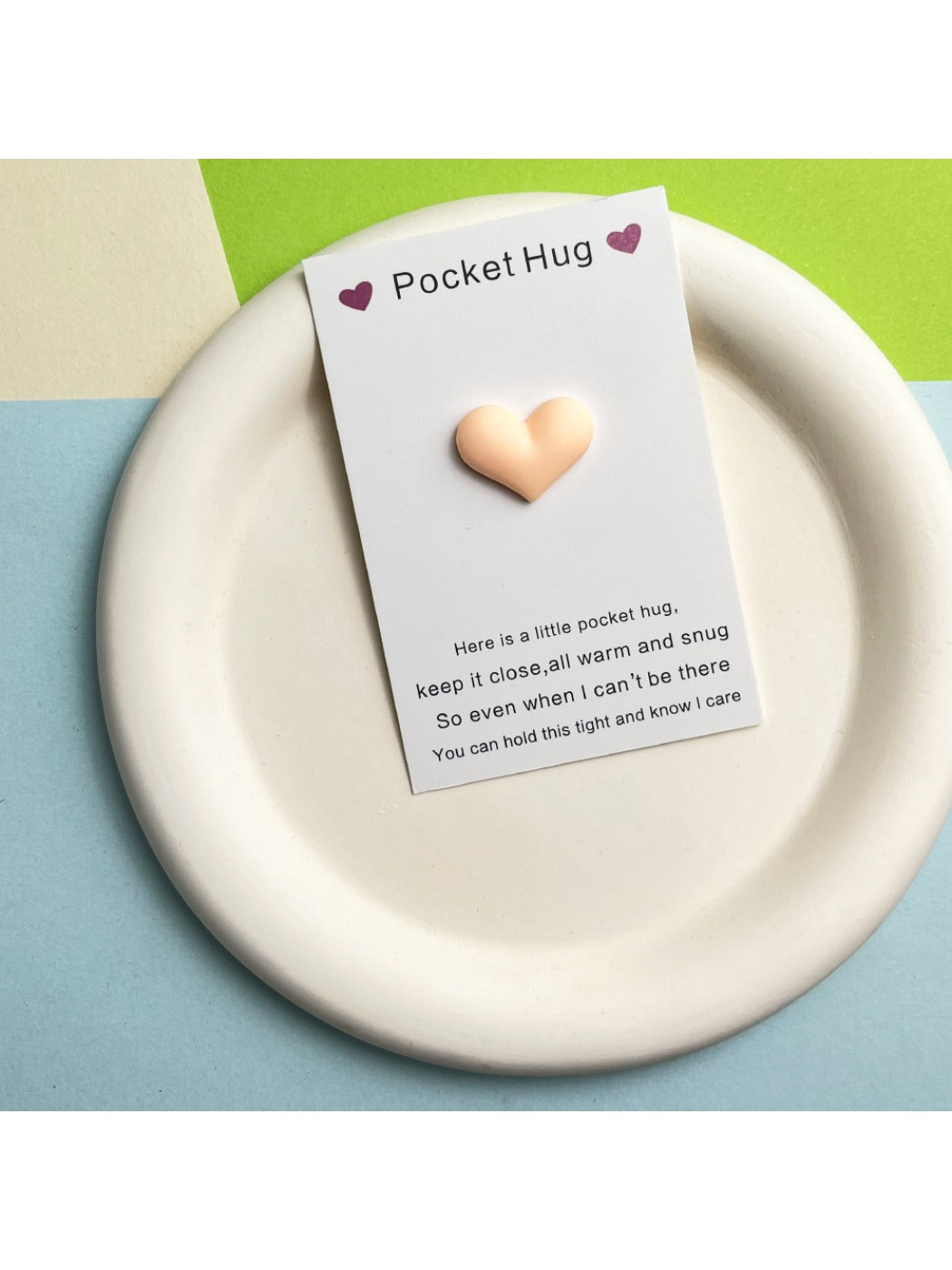 Taphug - Pocket Hug Macaron Color Heart