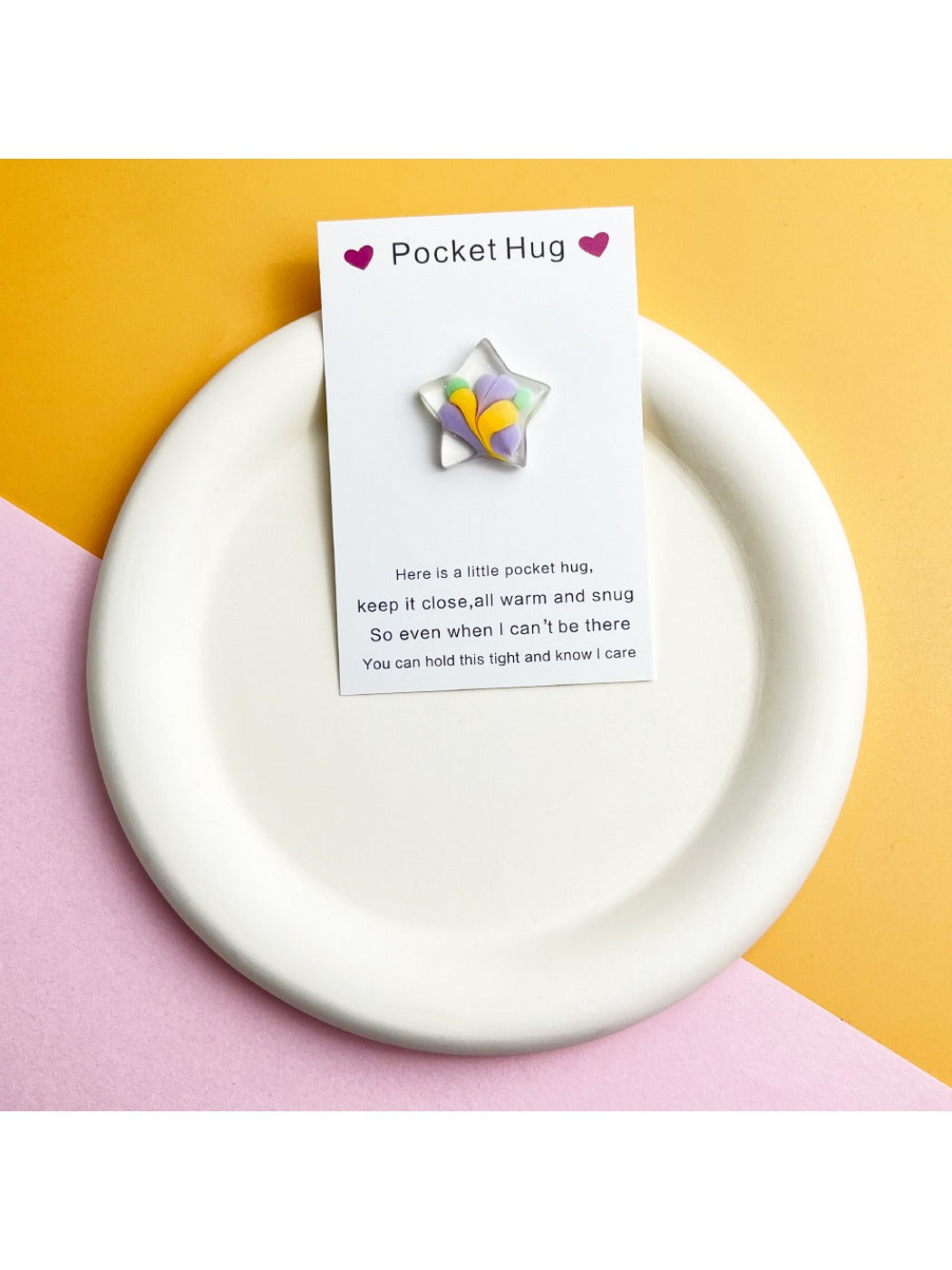 Taphug - Pocket Hug Colorful Resin Star