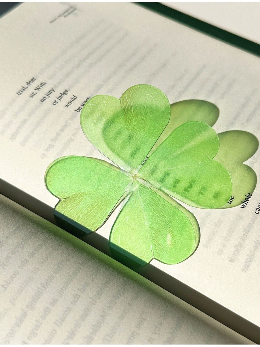 Markii - Lucky Clover Acrylic Bookmark